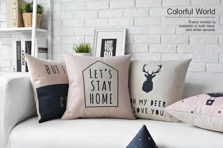 Декоративные диванные подушки Nordic Стиль Чехлы Home Decor розовый чехол подушки броска льняные подушки Чехлы для дивана 45x45 см