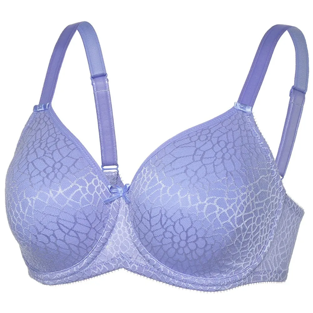 Delimira Women's Jacquard Non-padded Underwired Full Figure Support Minimizer Bra Delimira Women's Jacquard Non-padded Underwired Full Figure Support Minimizer Bra