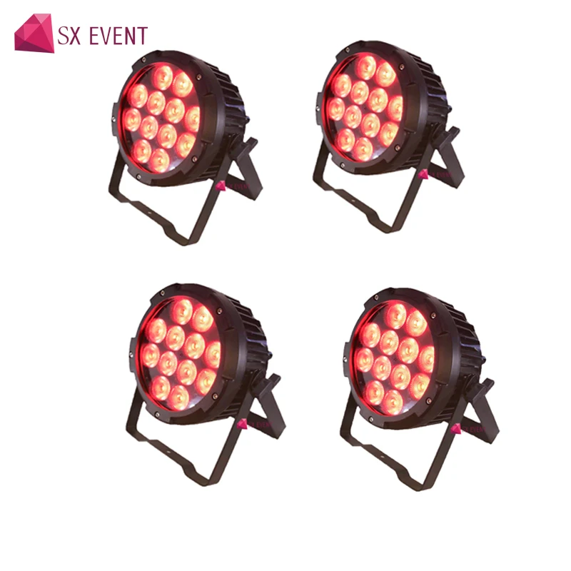 

4pcs/lot waterproof led 12x15w IP65 battery powered wireless DMX par 6in1 RGBWA nice balls
