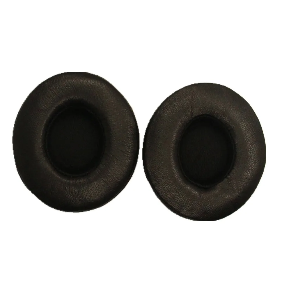 Sheepskin Leather Memory Foam Replacement Ear Pads Cups for Beats by Dr. Dre Solo2 Solo 2.0 On-Ear Wireless  Wired Headphones (2)