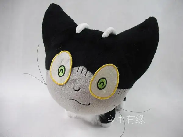 Синий экзорцист Ao No Exorcist Cat Sith Kuro, мягкие плюшевые игрушки 1" 30 см, мягкая кукла