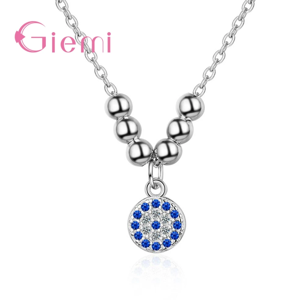 

2 Color Option Silver Color/Gold Color Top Rated Jewelry for Women Fashion Round Cubic Zircon Pendant Necklace Wedding Gifts