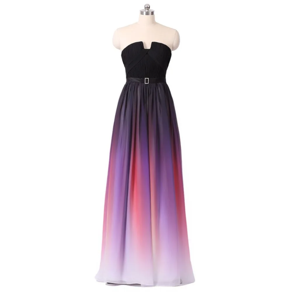 

2016 New Arrival Long Evening Dress,Bariano Ocean Of Elegance Navy Blue Color Chiffon Women Gown evening dresses Free Shipping