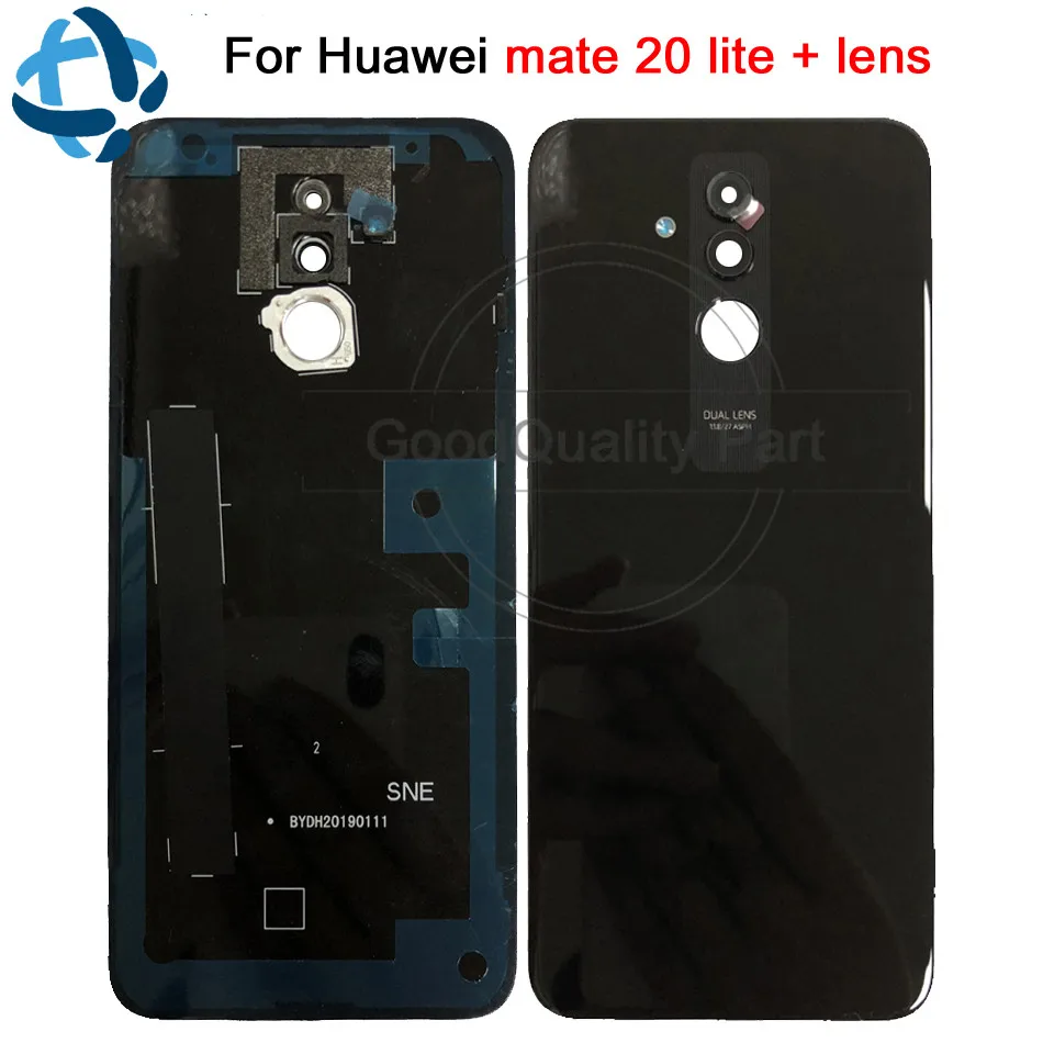 Для huawei mate 20 Lite Задняя крышка батареи стеклянный корпус для huawei mate 20 Lite SNE-LX1 SNE-L21 задняя дверь чехол+ объектив камеры