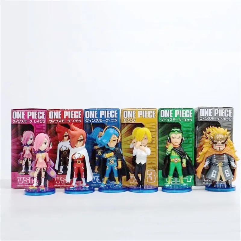 Аниме одна штука Vinsmoke семейная фигурка игрушки 2018 новинка Judge Reiju Ichiji Niji Sanji Figuras