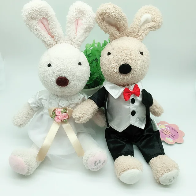 1pc Doll Clothes for 30cm Le Sucre Rabbit Plush Toys Bunny Sweater Wedding Dress Accessories for 1/6 BJD Dolls Gifts for Girls 3