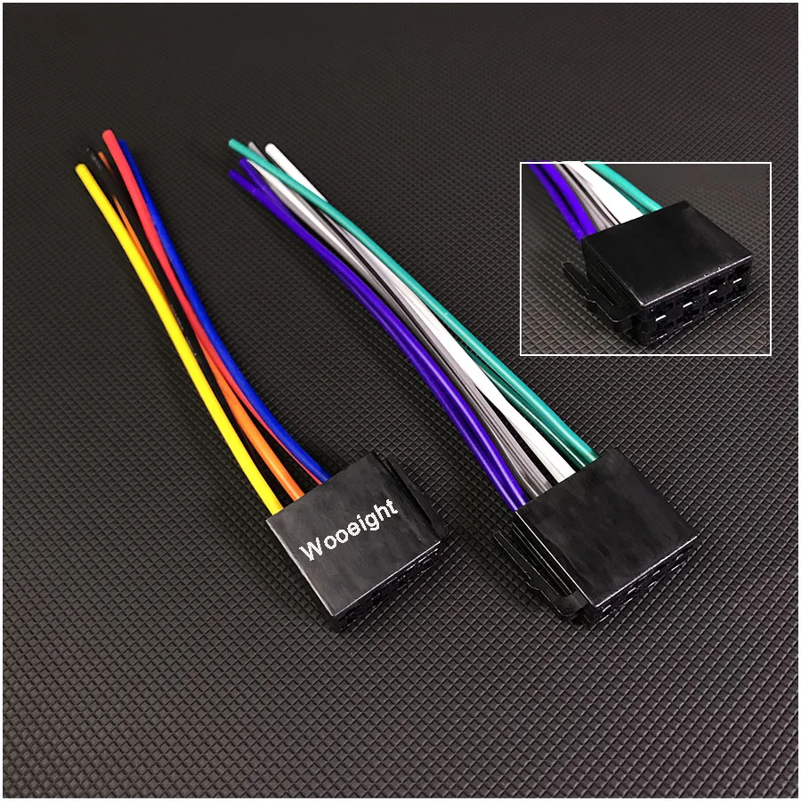 Car CD Radio Audio Stereo Standard ISO Wire Harness Female Adapter Connector Cable Wiring Connector Adapter Plug For Auto Car (3)