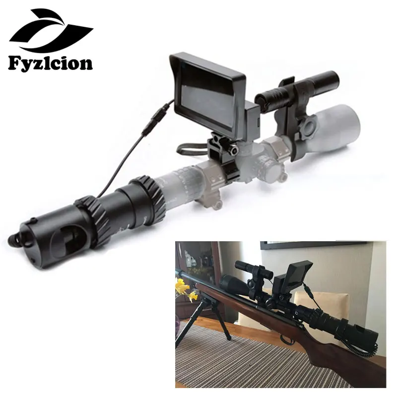 

Hunting Scopes Optical Night Sight 200M New Upgrade Night Vision Hunting Rifle scope Sight Hunting Sniper Scope Visor Nocturno