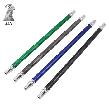 

SY 38cm Carbon Fibre Handle Stick Hose Holder Shisha Hookah Hose Stem Tubes Chicha Narguile Smoking Accessories Free Shipping