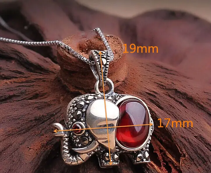antique-style-sterling-925-silver-elephant-garnet-pendant-with-box-chain-silver-crystal-vintage-necklaces-pendants (1)