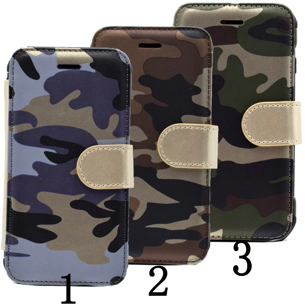 

For iPhone 6S Case Multi-functional Army Camouflage Phone Cases Flip Card Holder Stand Case for iPhone 6S Can Be Split