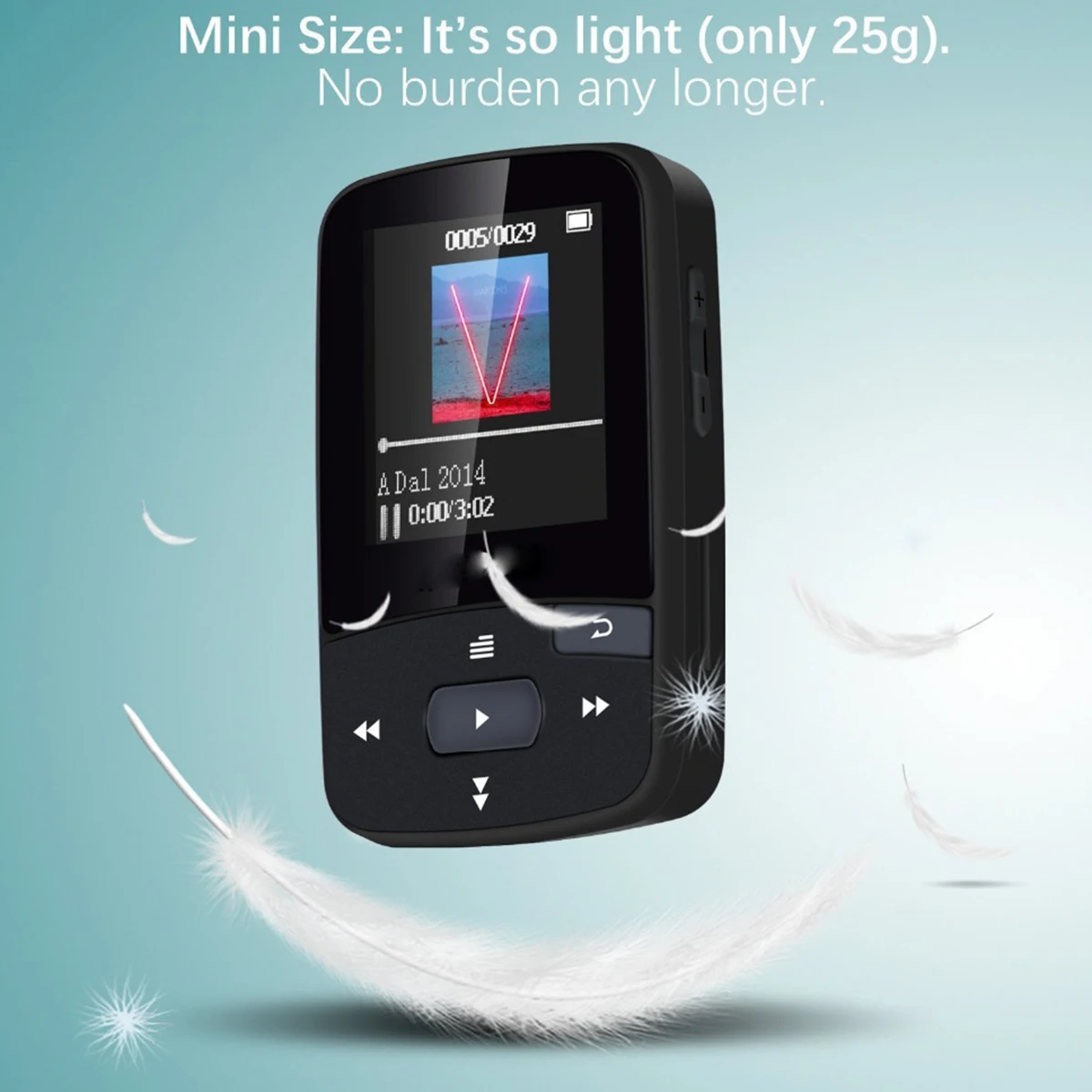 Ruizu мини спорт аудио Bluetooth Mp3 плеер Музыка Аудио Hi-Fi MP3 Mp-3 с fm-радио цифровой Hifi экран Flac Usb 8 Гб без потерь
