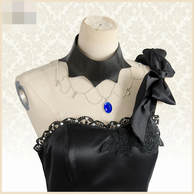 Fate/Grand Order 2 юбилей Marie Antoinette косплей костюм платье униформа длинные черные платья для косплея