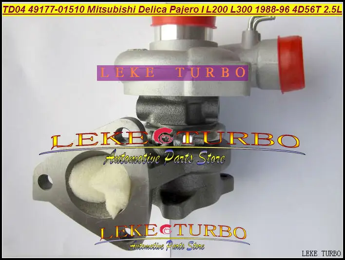 TD04 49177 01510 турбокомпрессор с масляным охлаждением для Mitsubishi SHOGUN Delica Pajero L200 L300 1988 96