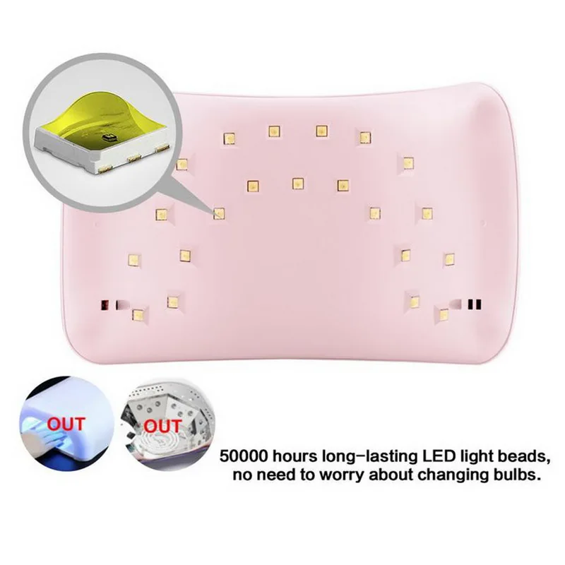 SUN Lamp SUN8s Nail Machine 48W LED UV Lamp Nail For Nail Gel Polish Manicure Mode Gel With Digital Display Low Heat