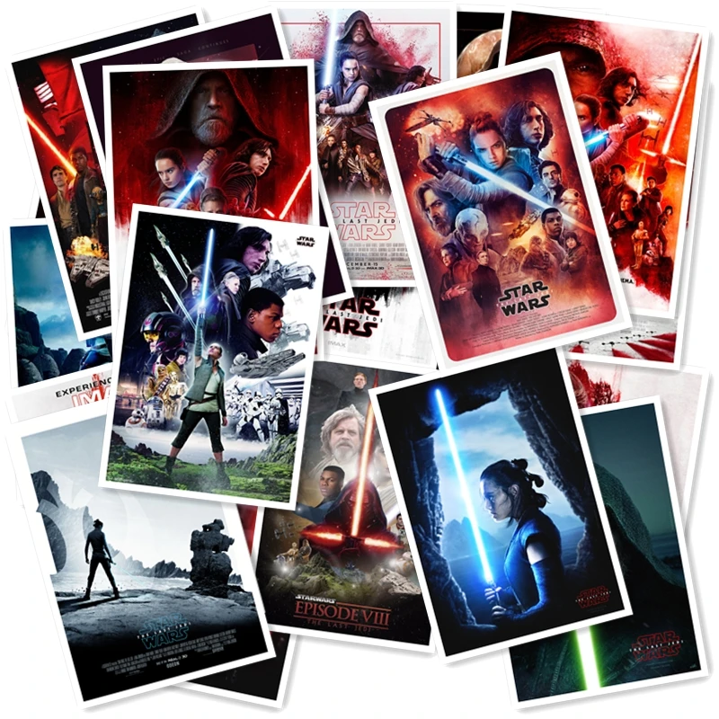 

Star Wars 20/pcs PVC Series 7 Sticker Home Decor Fridge Styling Wall Travel Suitcase Graffiti Styling Stickers