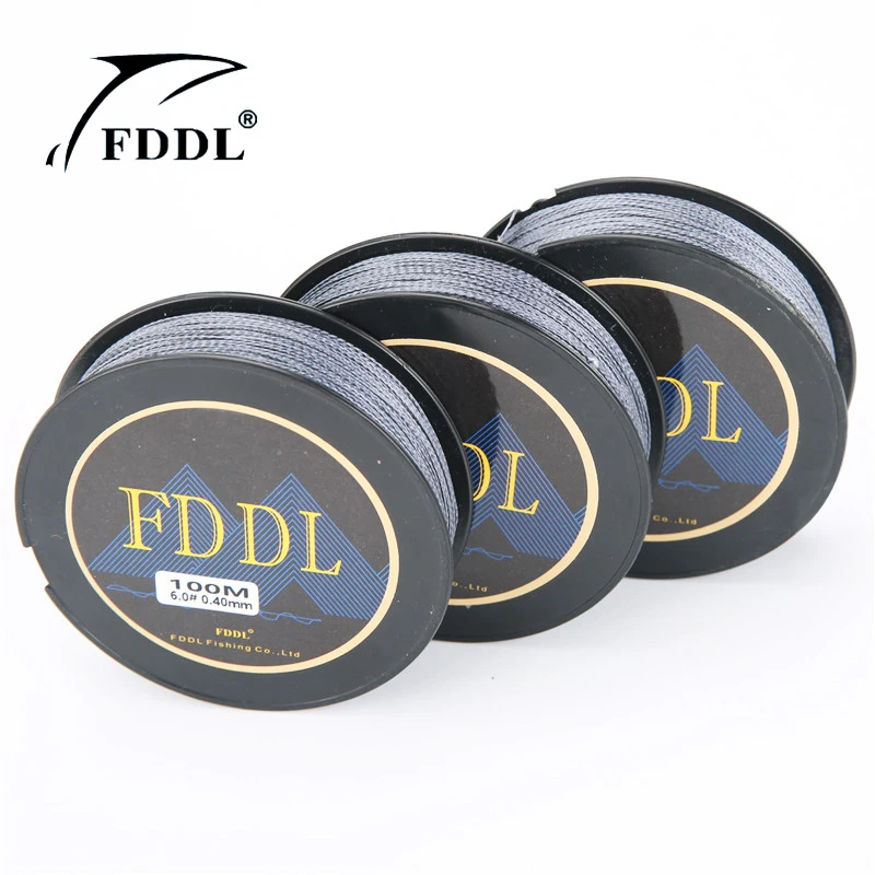 

100M Fishing Line Strong Abrasion 4 & 8 Braided Fishing Line Powerful PE Carp Fishing Tackle Line De Pesca for Boat Fishing