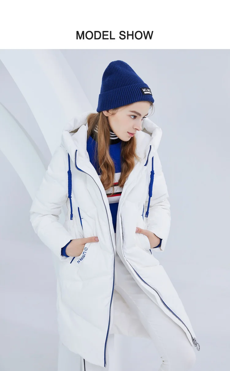 BOSIDENG/зимняя куртка, новое пуховое пальто, длинная парка с капюшоном, 90% утиный пух, высокое качество, водонепроницаемый утепленный светильник B80141016