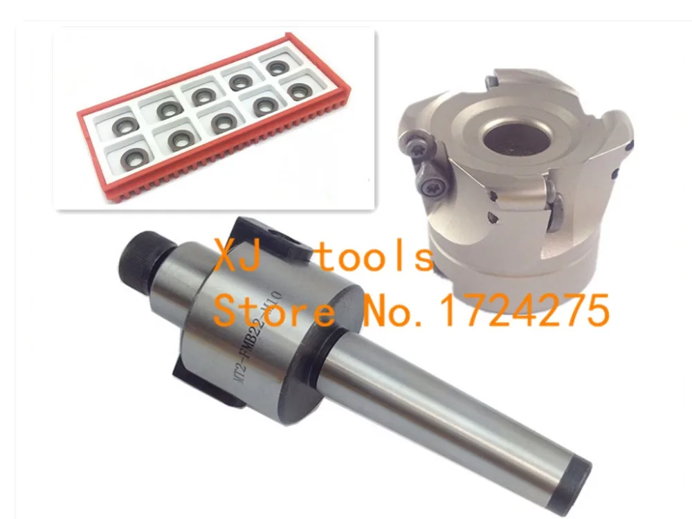 MT2 FMB22 M10 MT3 M12 MT4 хвостовик EMR5R 50 22 4T фрезерный станок с ЧПУ + 10 шт. вставки RPMT10T3