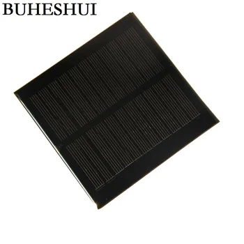 

BUHESHUI 1.2W 5.5V Solar Cell Monocrystaline Solar Panel Module DIY Solar Charger For LED Light 98*98MM 10pcs/lot Free Shipping