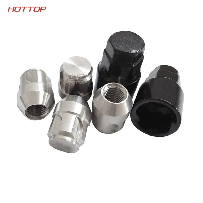 

Steel Anti theft Wheel Screw Bolts with Key For Ford P1.5 Thread Size Chrome