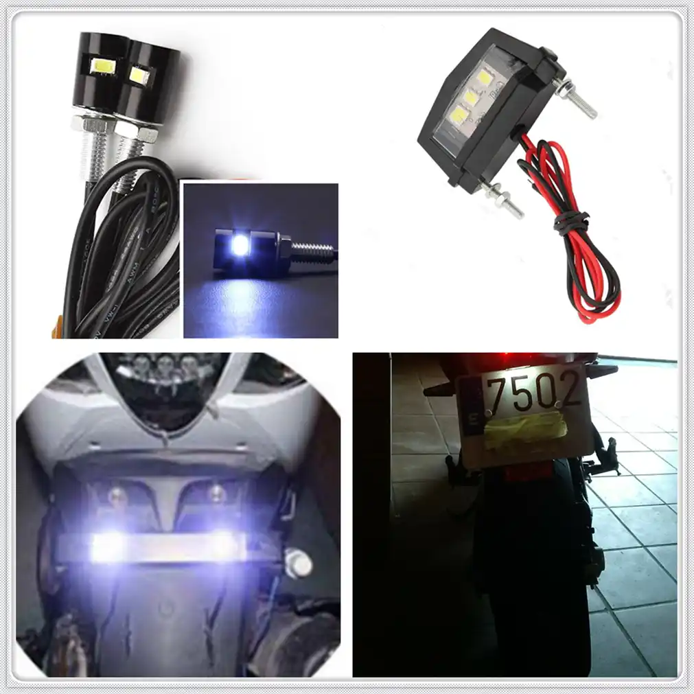 harley license plate light
