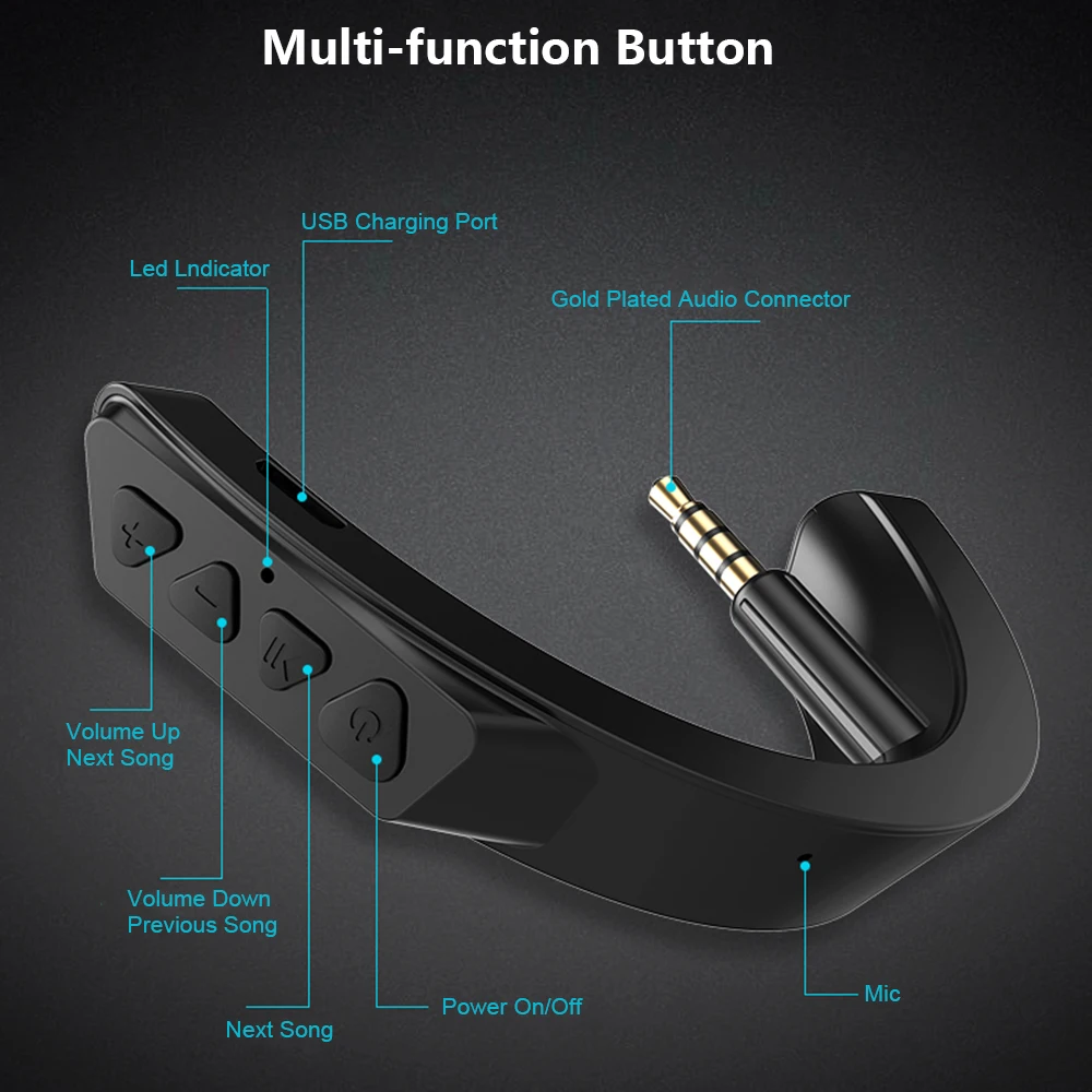 New Wireless Bluetooth Adapter for Bose QC 25 for QuietComfort 25 Headphone Transmitter Adapters Receiver for iPhone Android