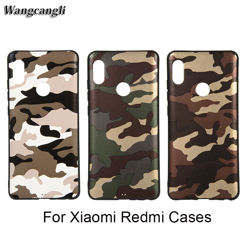 

Army Green Camouflage Case For Xiaomi Redmi 4X 4A For Redmi Note 5 Pro Plus 6 6A S2 YS F1 A1 A2 Soft TPU Cases For Note 6 Pro