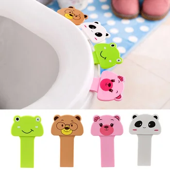 

2 Pcs Potty Ring Handle Home Product Bathroom Accessories Set Portable Convenient To Toilet Lid Device Is Mention Toilet Set
