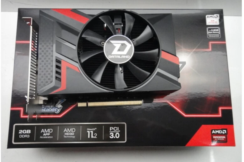  New Graphics card DATALAND R7 240  DD3 2G D video card HDMI+DVI+VGA free shipping 