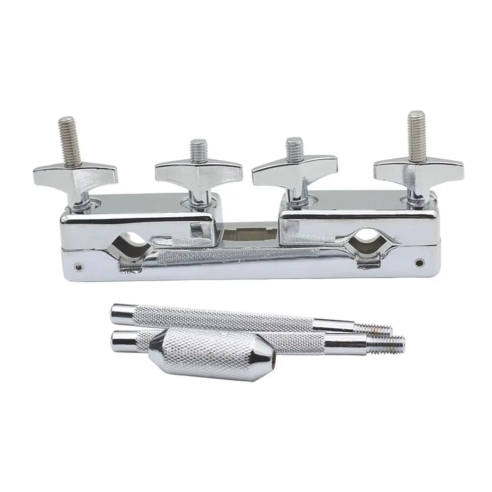 

XFDZ IRIN Professional Metal Connecting Clamp Holder Bracket Rod Percussion Drum Set for Cowbell Accessory
