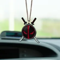 Adorno colgante para espejo retrovisor de coche, cadena de Metal, accesorios para decoración Interior de automóvil - Imagen 3