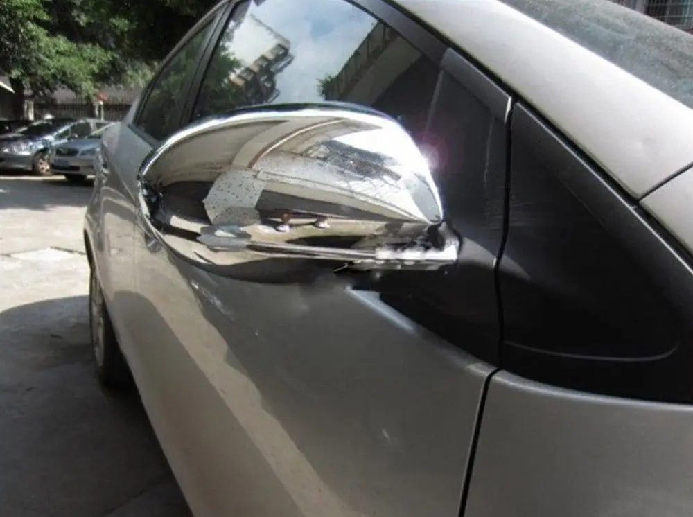 Накладки на боковые зеркала заднего вида BBQ @ FUKA для Mazda 3 2010 2011 2012|mirror cover chrome|door mirror