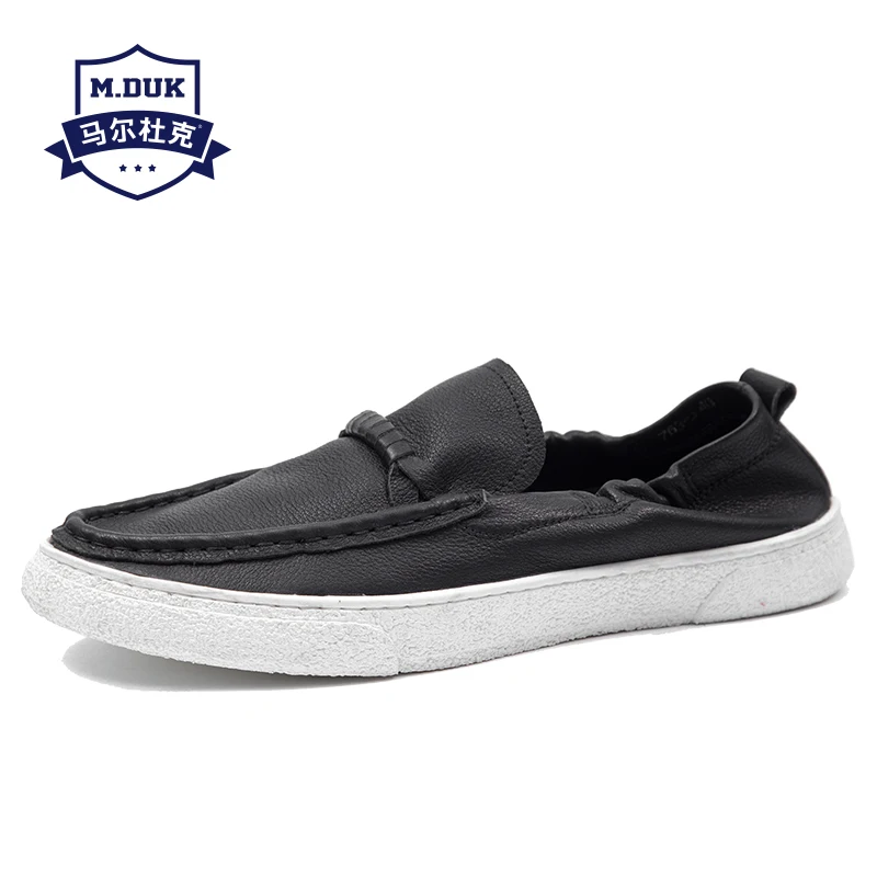 

New men's loafer shoes Driving shoes soft lazy all-match cowhide sneakers spring autumn summer Genuine leather casual shoes men