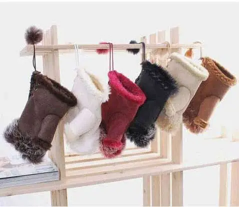 Модные женские туфли; обувь на платформе из искусственного кроличьего меха; сапоги ручной работы; теплые зимние перчатки, варежки без пальцев