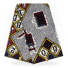 White letter of the alphabet Book Ankara fabric /African Print/Kitenge/Ethnic/Wax for african dress making 6 yards DF-88 the flower alphabet book