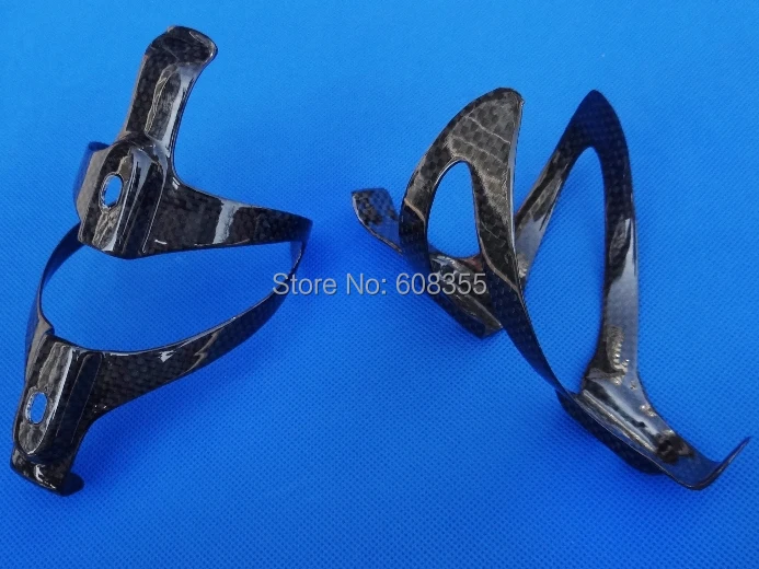 

Carbon glossy MTB Mountain Road bike bicycle water Bottle cage - 2 Pcs Cages BC001