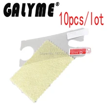 10 шт./лот, пригодный для gameboygbm GBO диметилглицын Микро Прозрачный Подушечка Для Экран Защитная крышка чистой тканью для мальчиков понимание Защитная пленочная линза