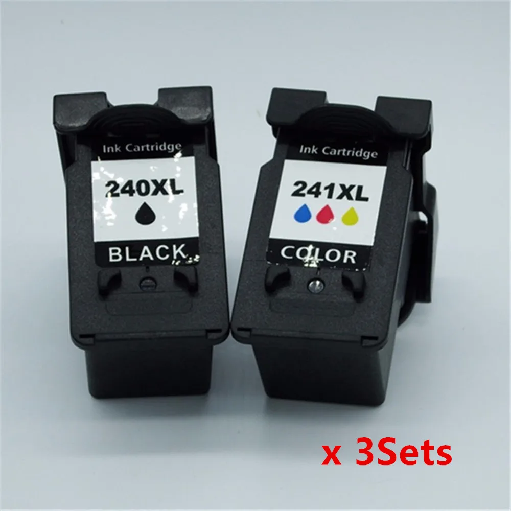 3BK 3C PG240XL 240 CL241XL 241 чернильный картридж для принтера тонер для Canon Pixma MG2120 MG3120 MG3122 MG3520 MG4220 MX372 MX392 MX432 - Цвет: 3BK 3C