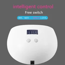 Абсолютно новая USB лампа для ногтей 24 Вт УФ лампа 100-240 В Белый свет УФ светодиодный светильник двойная лампа для сушки ногтей с Автоматическое распознавание таймера