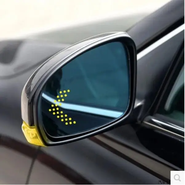 

LED heating side turn signal blue curvature anti defogging dazzling rearview mirror Rear view for Toyota Reiz Mark X 2005-2013