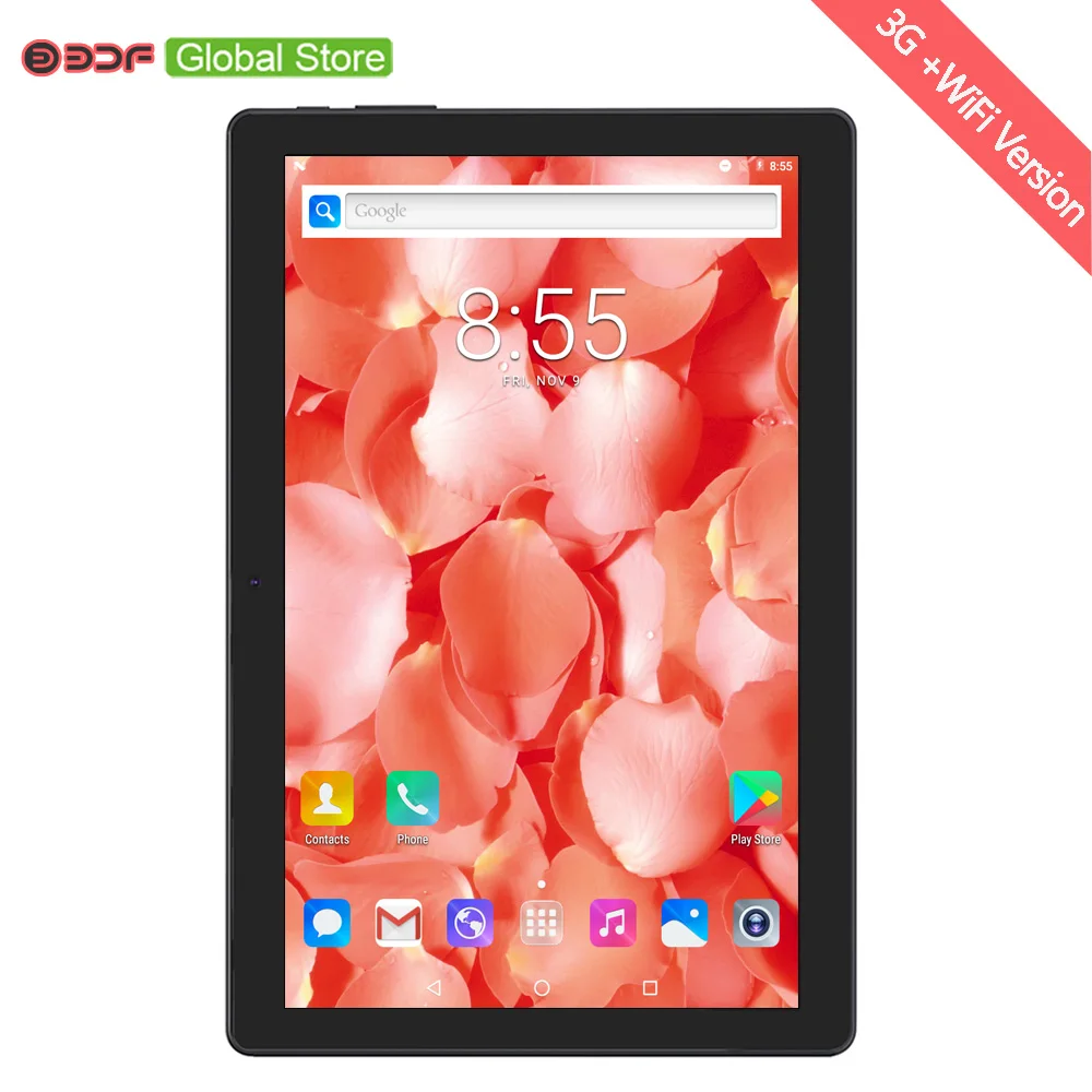 

10 Inch 4GB +32GB Google Android 7.0 OS 3G Network Mobile Phone SIM Card Tablet Pc Quad Core Dual SIM Card Quad Core 5Mp Cameras