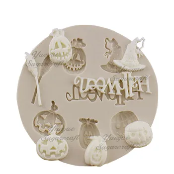 

Yueyue Sugarcraft Halloween Silicone mold fondant mold cake decorating tools chocolate mold