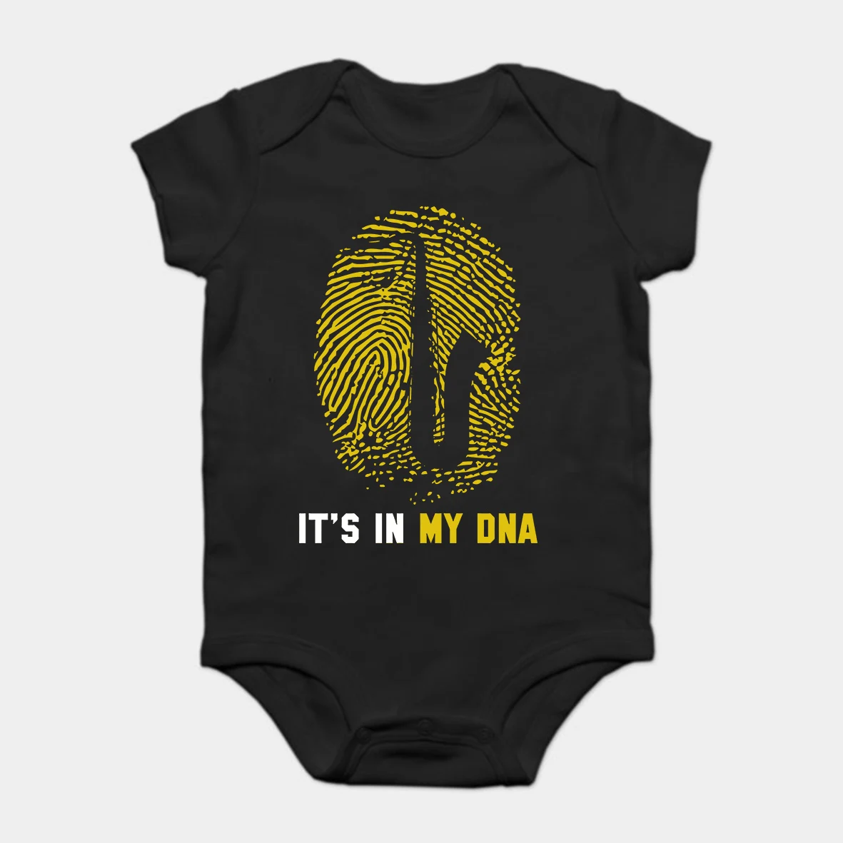 

Baby Onesie Baby Bodysuits kid t shirt Funny Saxophone It In My DNA Saxophone