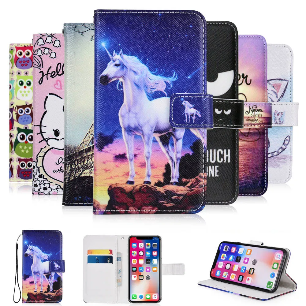 

For Vernee Thor case cartoon Wallet PU Leather CASE Fashion Lovely Cool Cover Cellphone Bag Shield