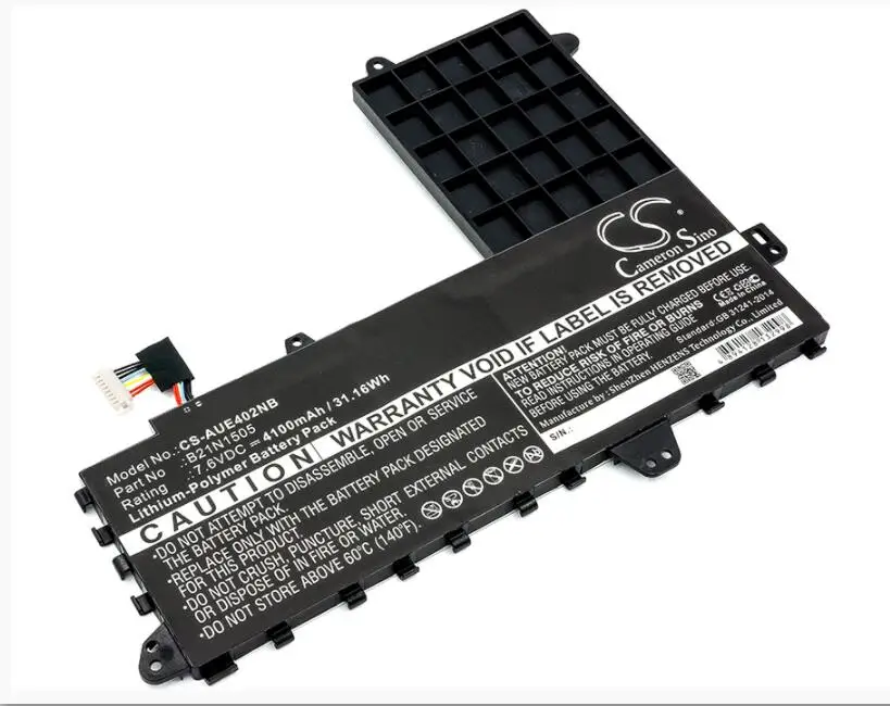 Cameron sino 4100 mah Батарея для ASUS E402S E402SA E502S 0B200-01400200M B21N1505 Тетрадь, ноутбук Батарея