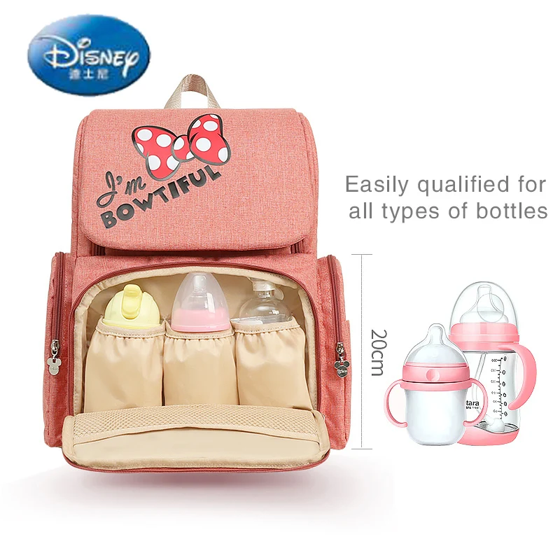 Сумка для подгузников Disney Minnie мам брендовый вместительный дорожный рюкзак мамы