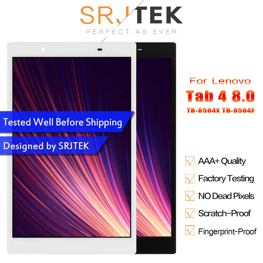 Srjtek для Lenovo Tab 4 8 0 ТБ 8504X TB 8504F планшетный ПК сенсорный экран дигитайзер ЖК дисплей