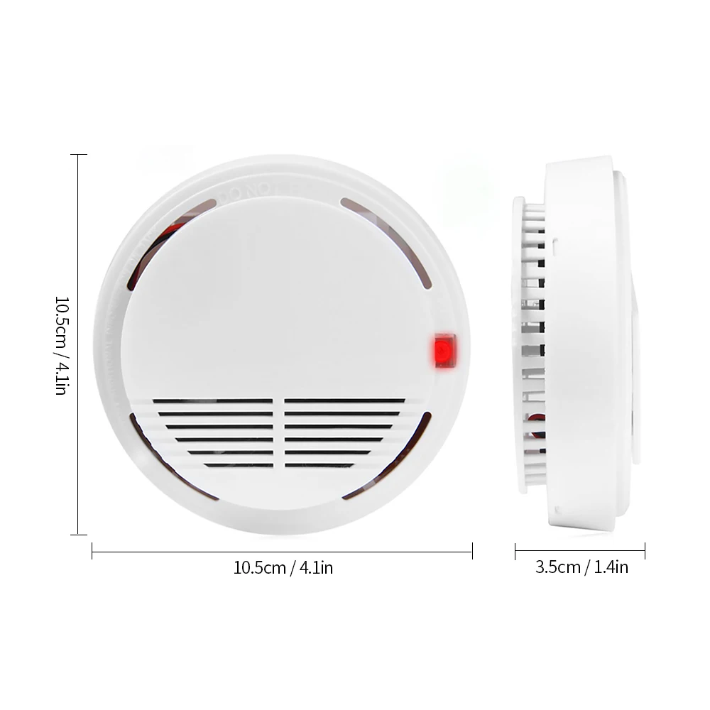 Детектор дыма, детектор пожарной сигнализации, независимый датчик дыма, датчик для дома, офиса, безопасности, фотоэлектрическая дымовая сигнализация