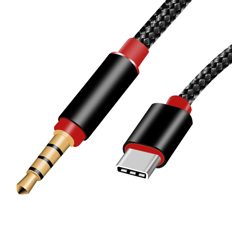 

Type C Male to 3.5mm Male Car AUX Audio Cable Adapter USB 3.1 Type-C USB-C to 3.5mm AUX Audio Earphone Jack